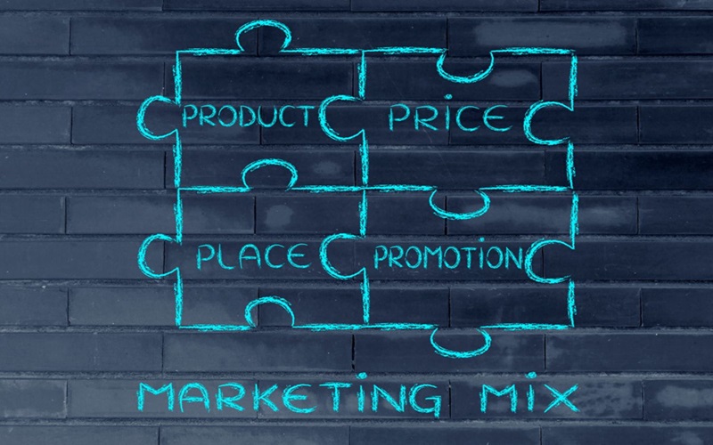 Marketing Mix chủ yếu gồm có 4 biến P